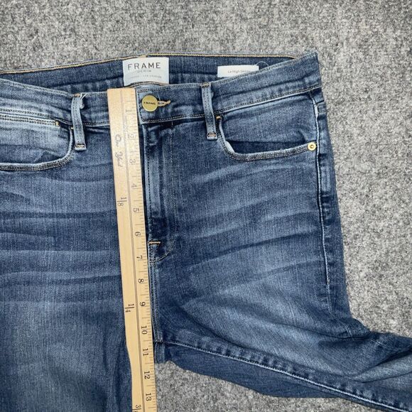 FRAME Jeans Womens Size 31 Blue Denim Le High Skinny Revere - Picture 6 of 10